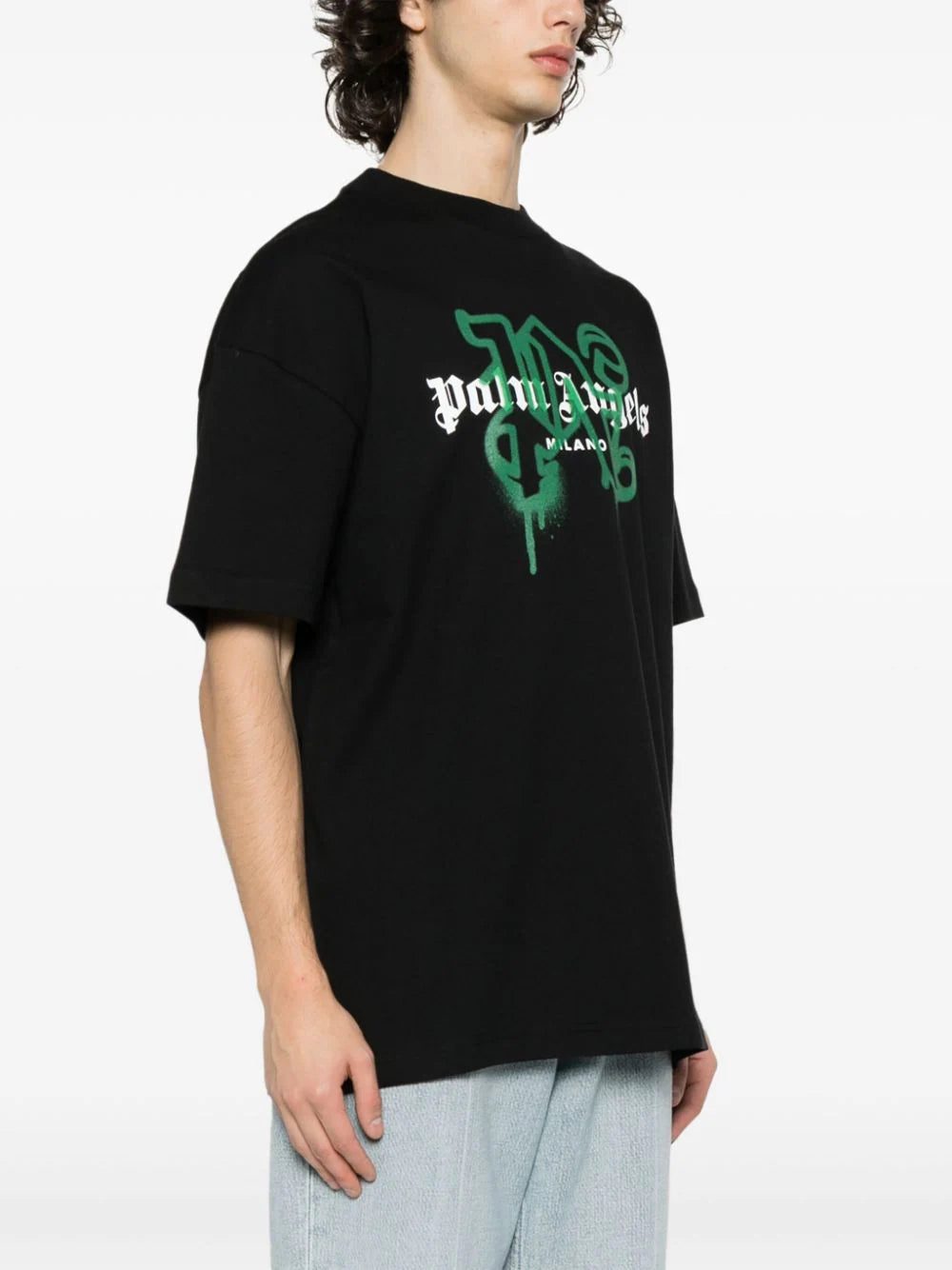 Palm Angels Milano monogram-print T-shirt - Image 3