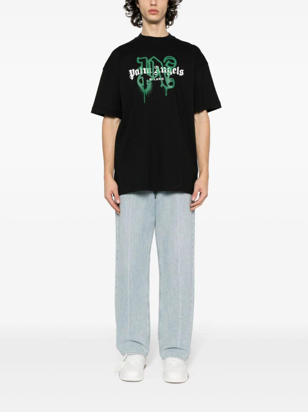 Palm Angels Milano monogram-print T-shirt - Image 2