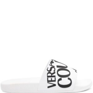 Versace Jeans Couture Shelly logo-embossed slides
