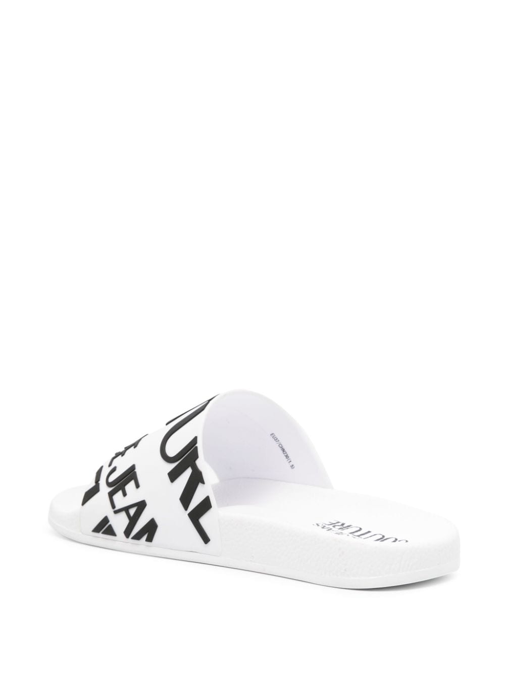Versace Jeans Couture Shelly logo-embossed slides - Image 3