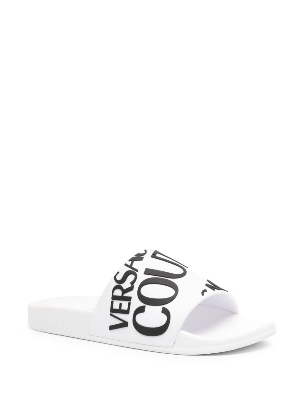 Versace Jeans Couture Shelly logo-embossed slides - Image 2