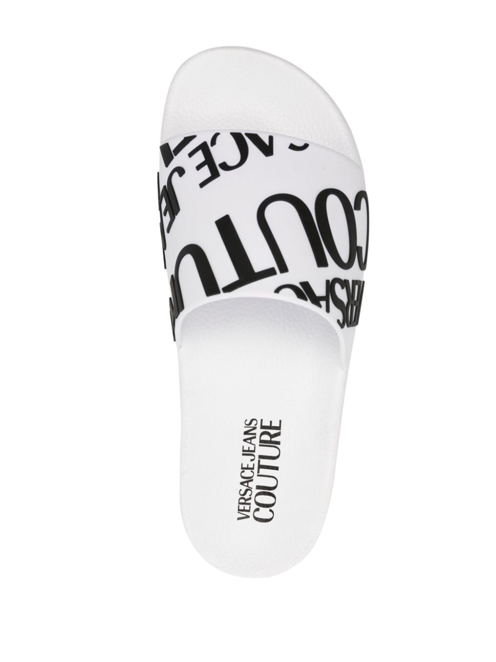 Versace Jeans Couture Shelly logo-embossed slides - Image 4