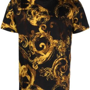 Versace Jeans Couture  Baroque-print cotton T-shirt
