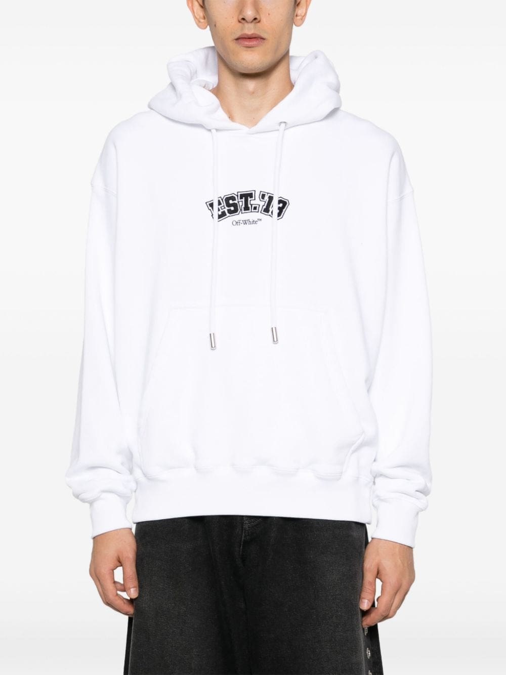 Off-White Logic Skate cotton hoodie - Image 4