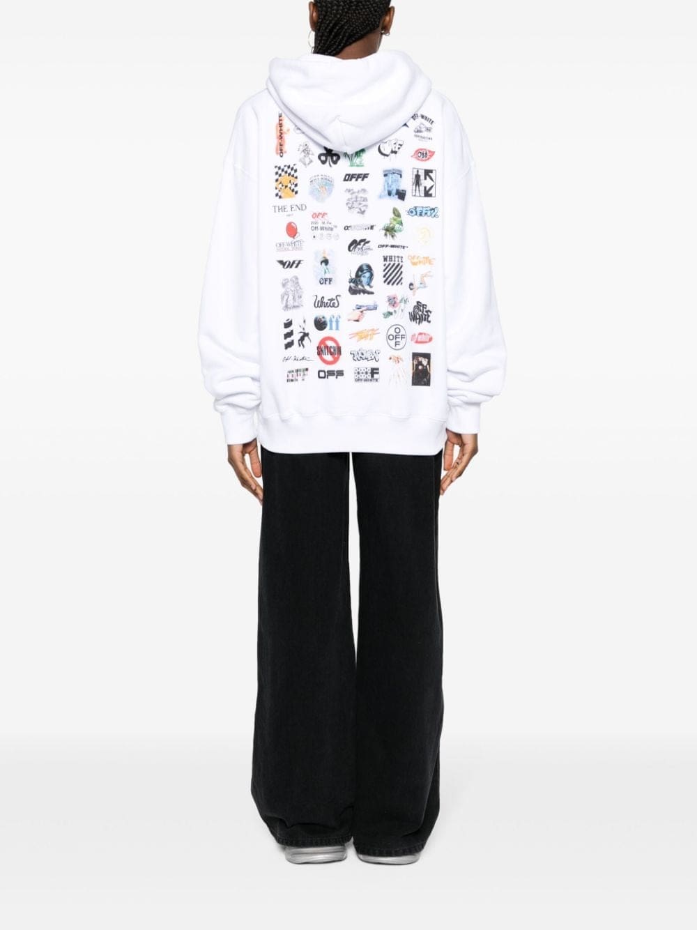 Off-White Logic Skate cotton hoodie - Image 3