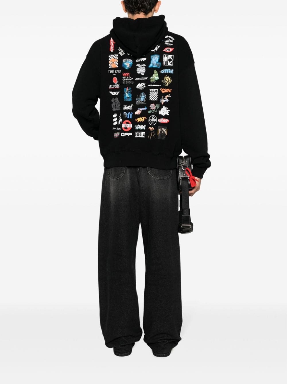 Off-White Logic cotton hoodie - Image 3