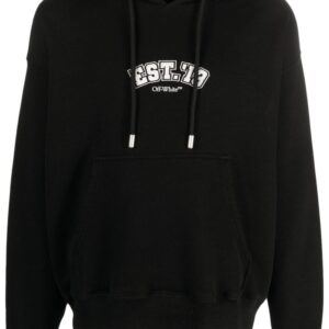 Off-White Logic cotton hoodie
