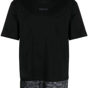 Versace Barocco-print cotton T-shirt