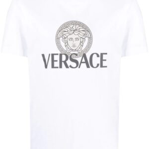 Versace  Medusa Head-print cotton T-shirt