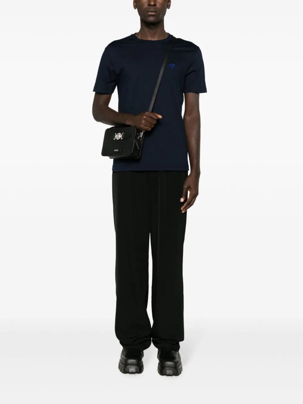 Versace Medusa Head-embroidered cotton T-shirt - Image 2