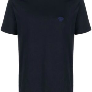 Versace  Medusa Head-embroidered cotton T-shirt