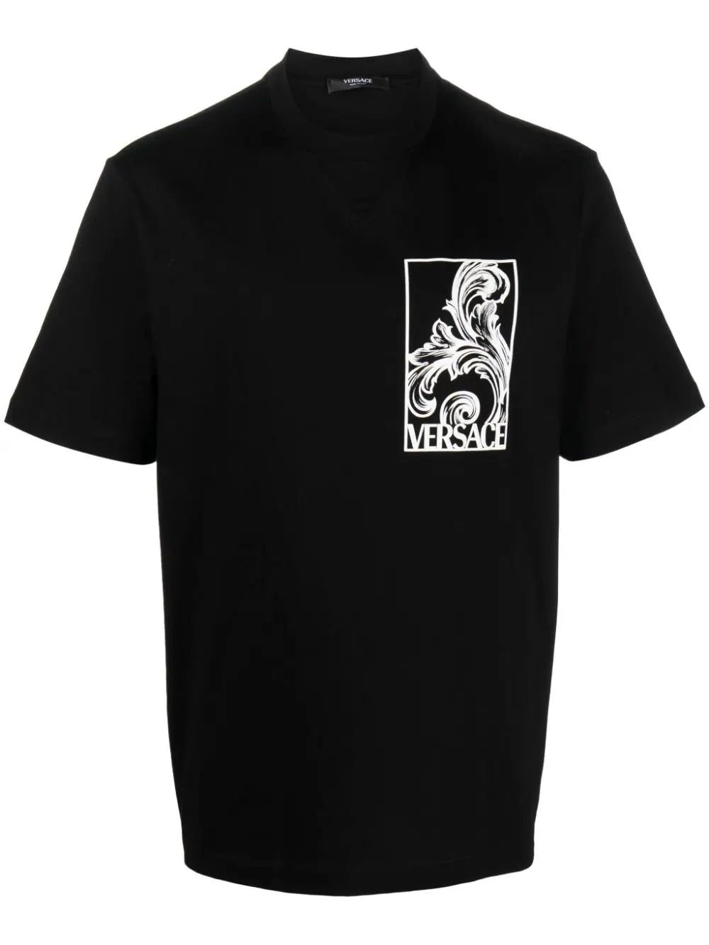 Versace Palmette-print cotton T-shirt