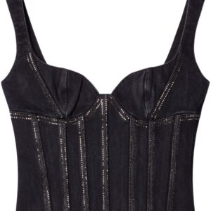 Off-White Bling bustier top