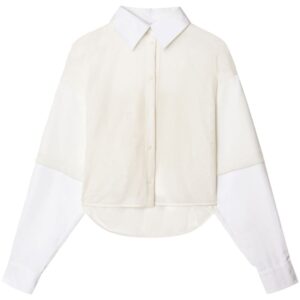 Off-White Baseball long-sleeve mesh shirt