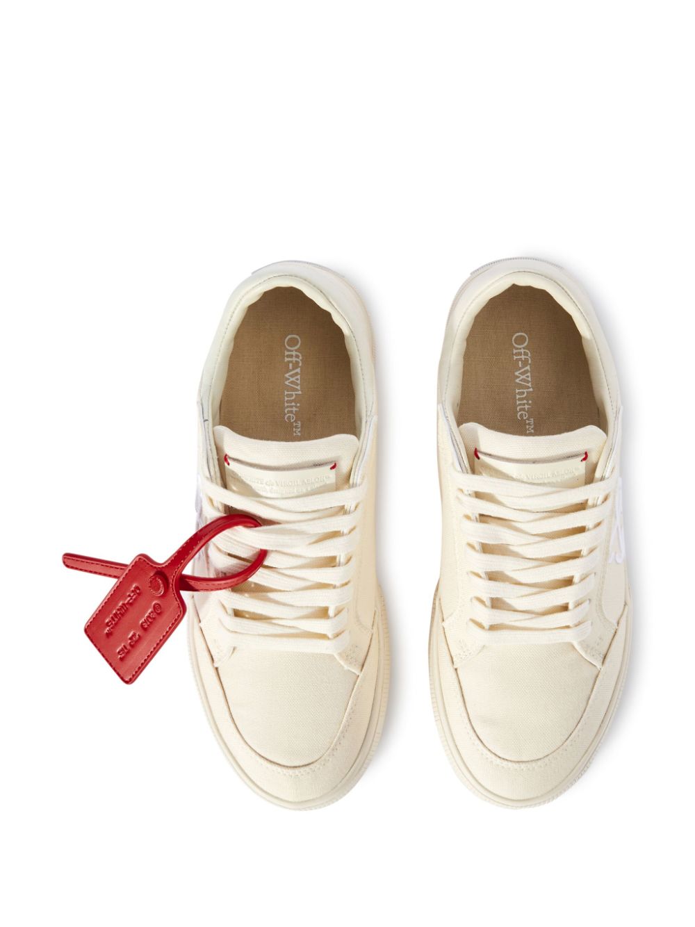 Off-White New Low Vulcanized canvas sneakers - Image 4