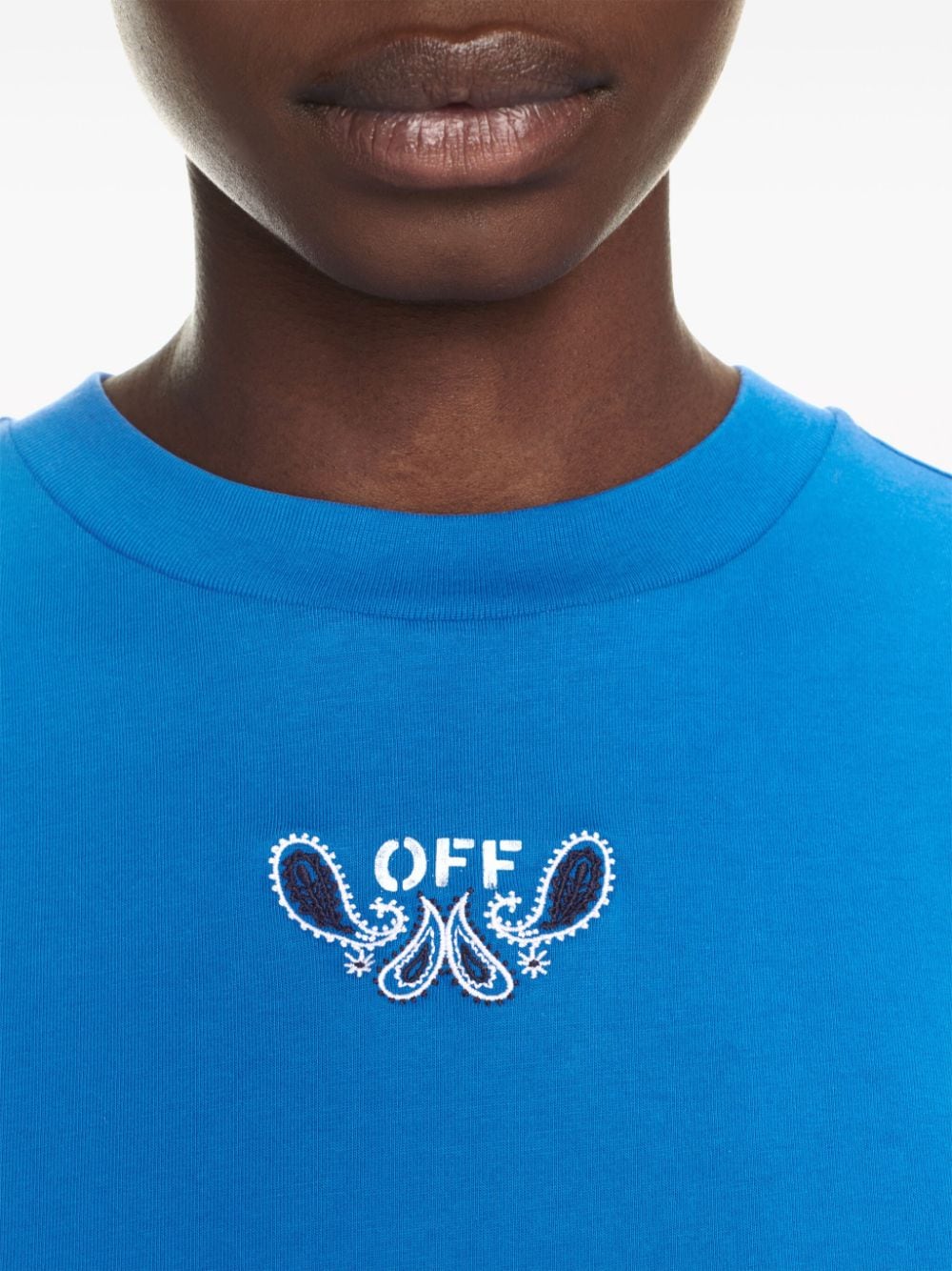 Off-White Arrow-embroidered cotton T-shirt - Image 5