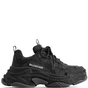Balenciaga Triple S denim sneakers