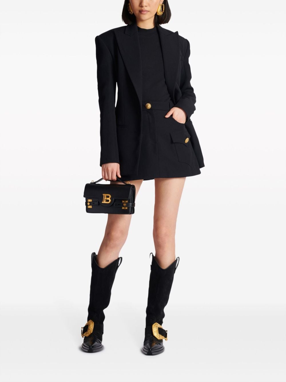 Balmain 6-Button raglan-sleeve T-shirt - Image 2