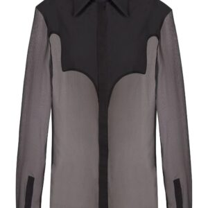 Balmain Western silk shirt