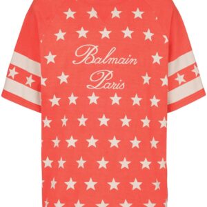 Balmain  Signature Stars cotton T-shirt