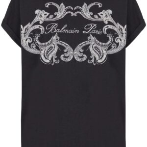 Balmain  logo-print cotton T-shirt