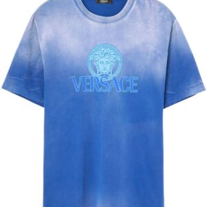Versace  Medusa-logo gradient-print T-shirt