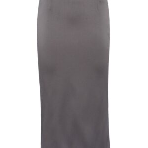 Prada satin midi skirt