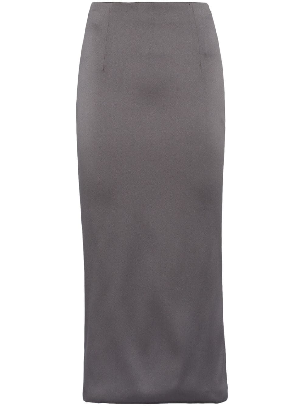 Prada satin midi skirt
