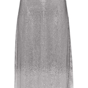 Prada rhinestone-embellished midi skirt