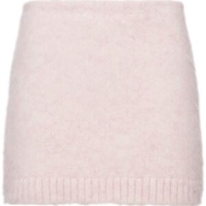 Prada  triangle-logo wool skirt