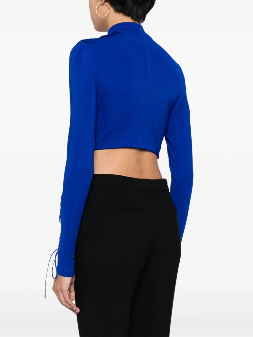 Off-White lace-up crop top - Image 4