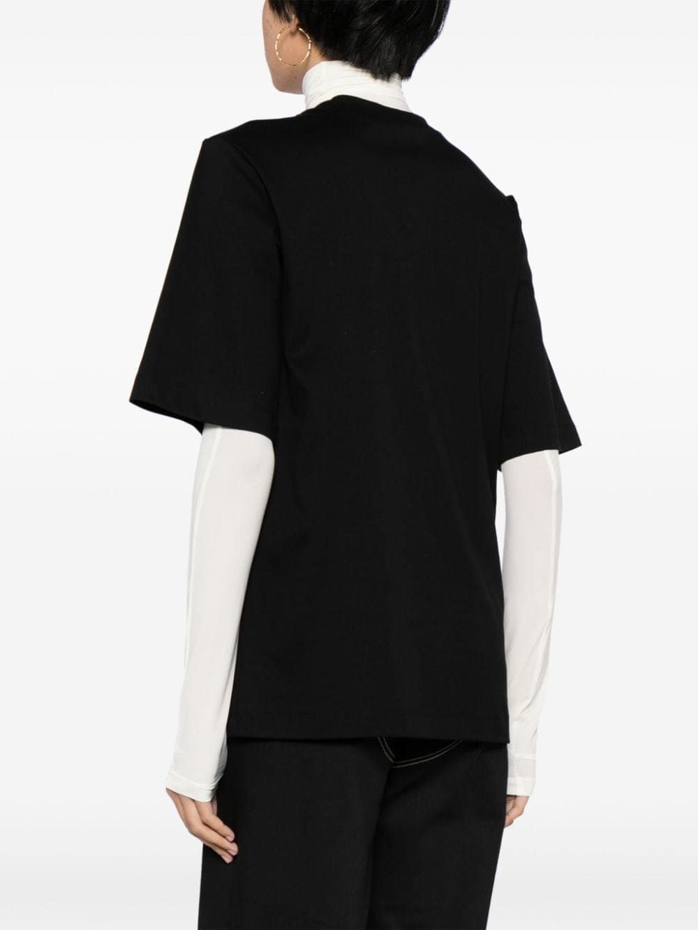 Off-White Meteor layered cotton T-shirt - Image 4