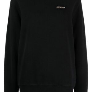 Off-White Diag embroidered cotton hoodie