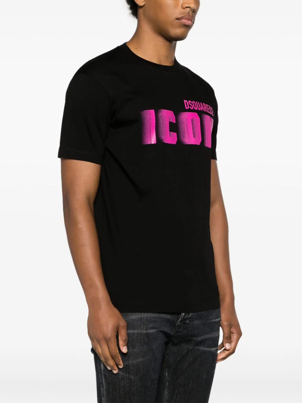 Dsquared2 Icon Blur Cool cotton T-shirt - Image 3
