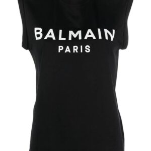 Balmain  logo-print cotton T-shirt
