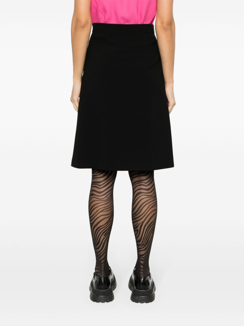 Moschino pleated A-line midi skirt - Image 4