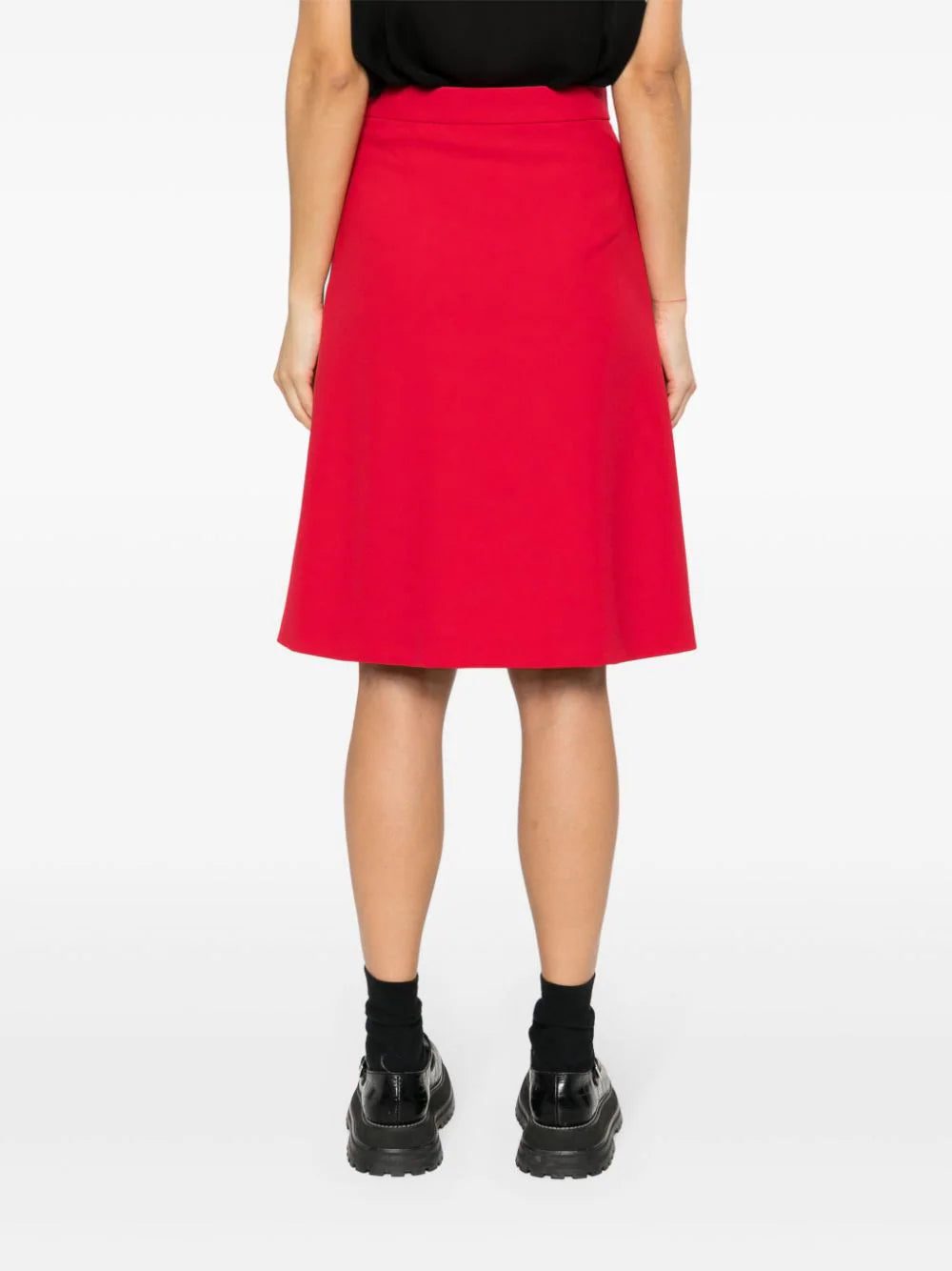 Moschino pleated A-line midi skirt - Image 4