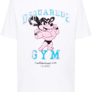 DSQUARED2 graphic-print cotton T-shirt