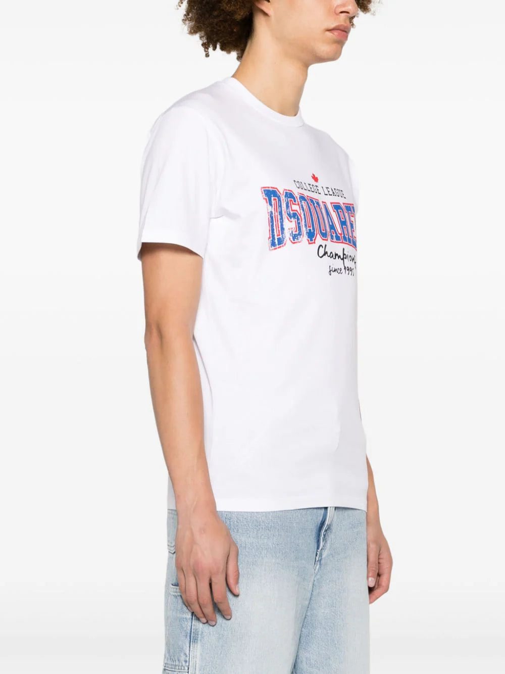 DSQUARED2 College logo-print T-shirt - Image 3