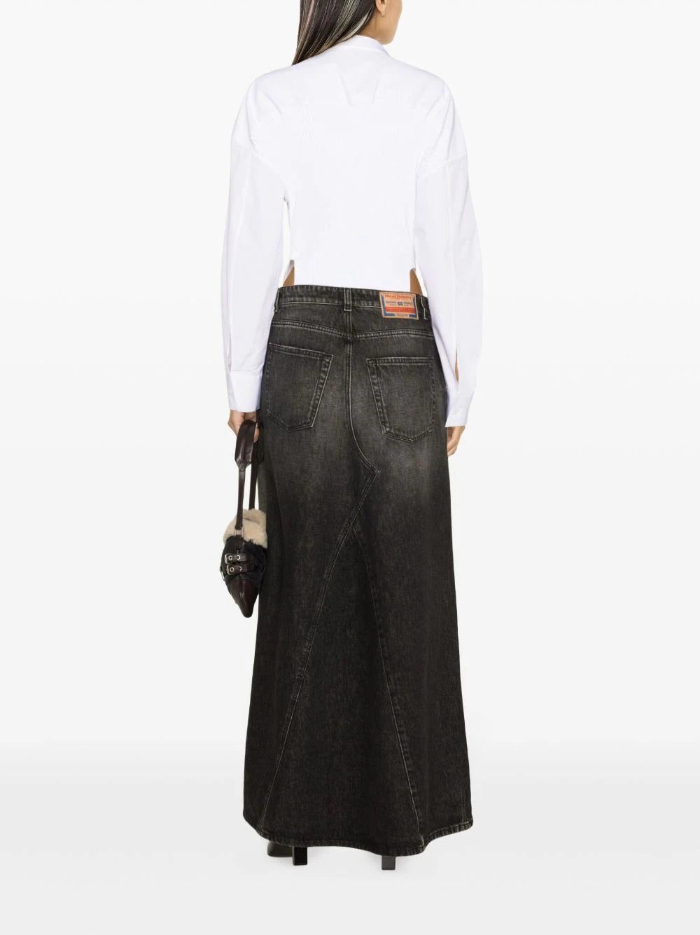 Diesel De-Pago denim maxi skirt - Image 4