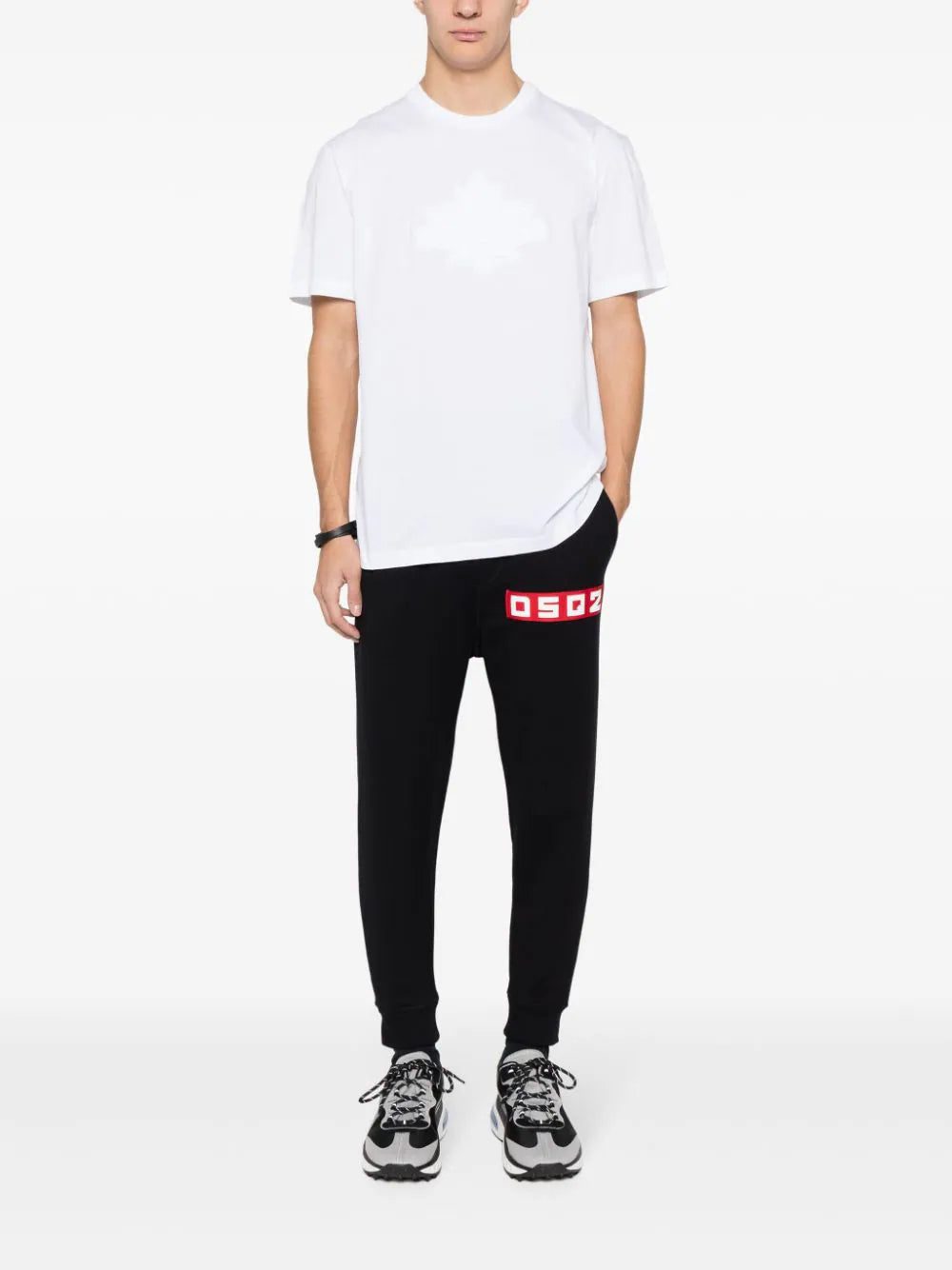 DSQUARED2 Leaf Skater cotton T-shirt - Image 2