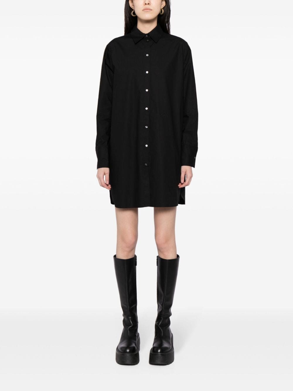 Karl Lagerfeld K/Ikonik embellished long shirt - Image 3