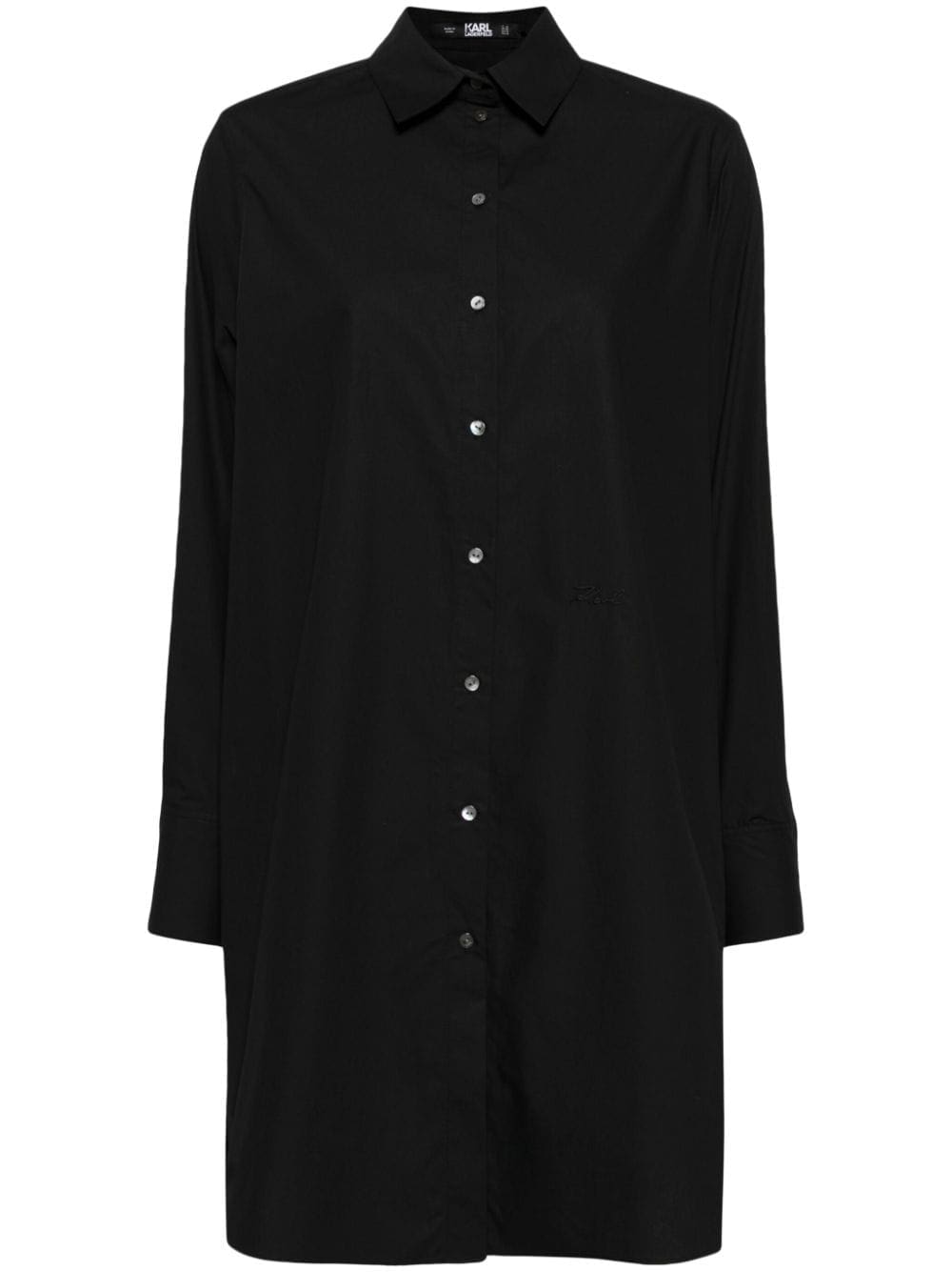 Karl Lagerfeld K/Ikonik embellished long shirt