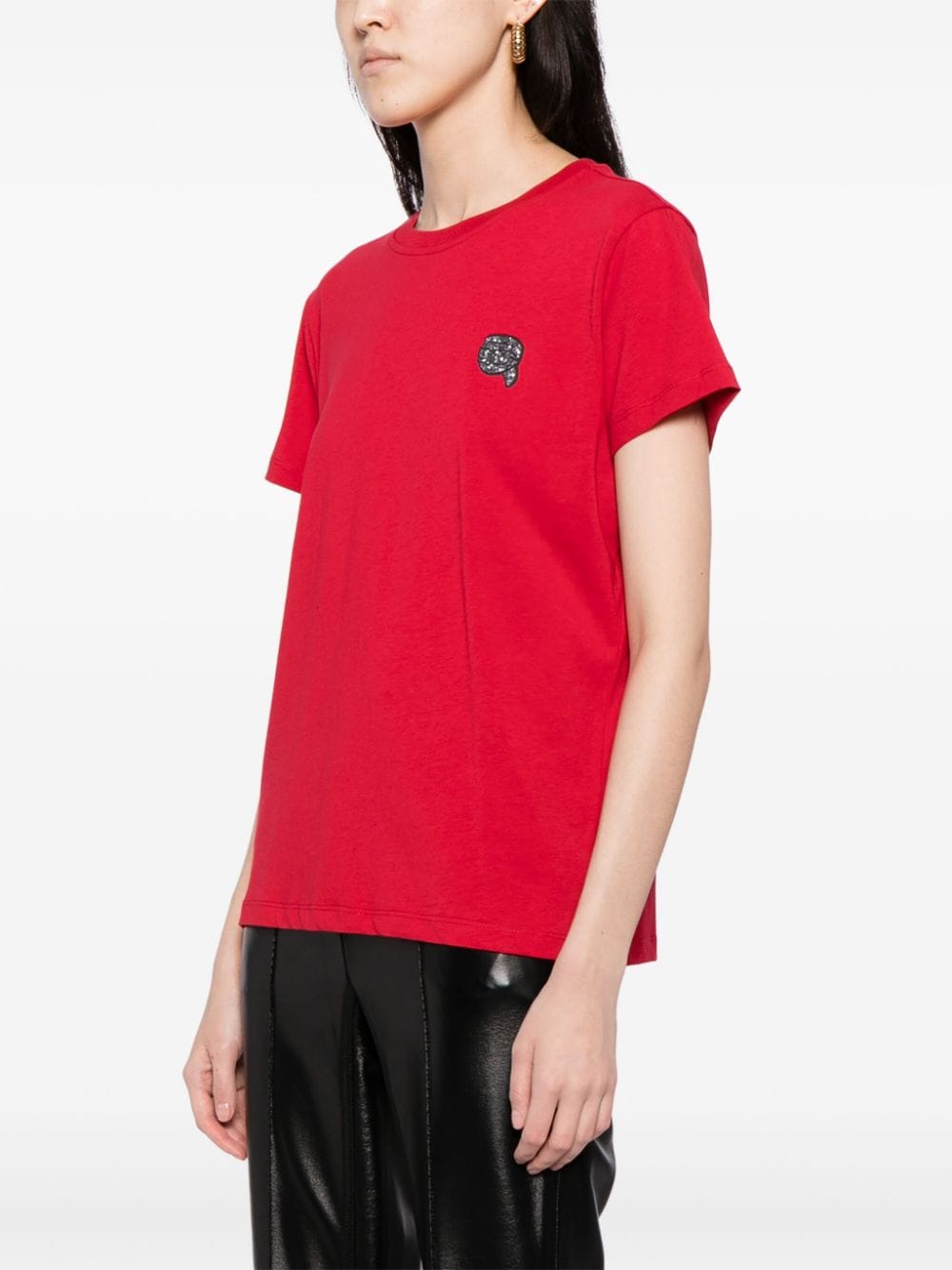Karl Lagerfeld Ikonik 2.0 cotton T-shirt - Image 3