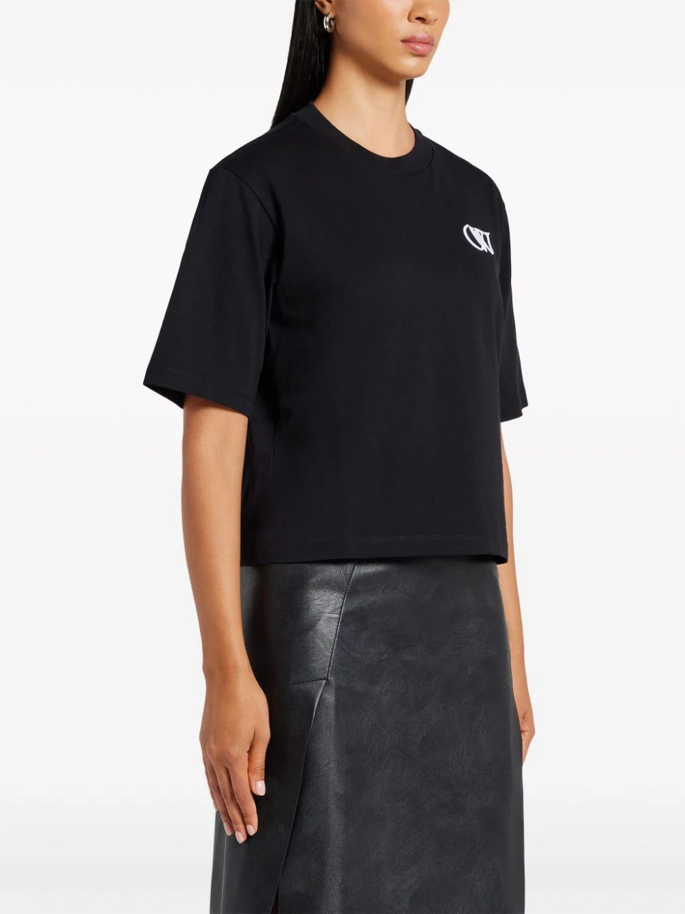 Off-White Off Stamp crop T-shirt - Image 3