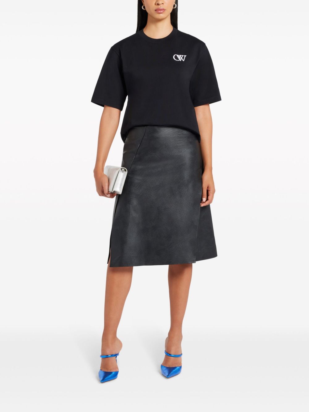 Off-White Off Stamp crop T-shirt - Image 2