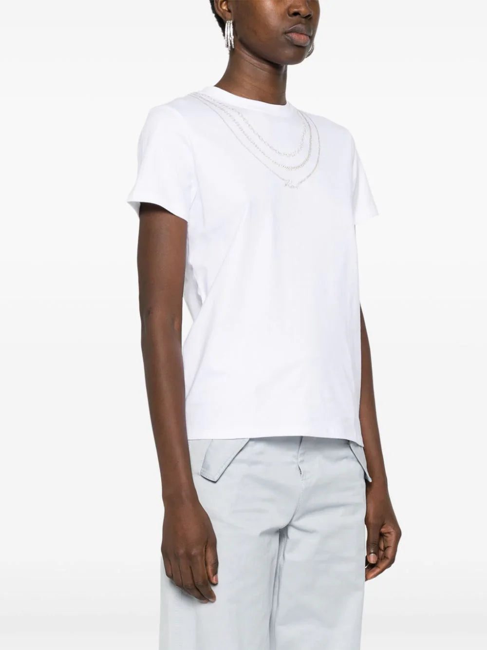 Karl Lagerfeld Karl Signature Necklace T-shirt - Image 3