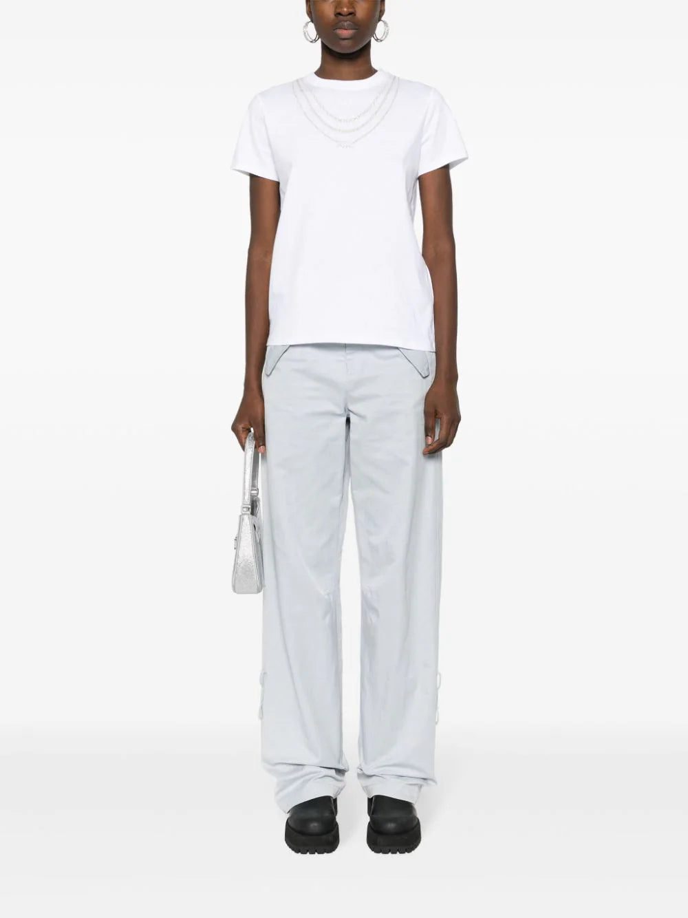 Karl Lagerfeld Karl Signature Necklace T-shirt - Image 2