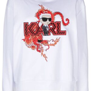 Karl Lagerfeld Ikonik Karl-logo organic cotton sweatshirt