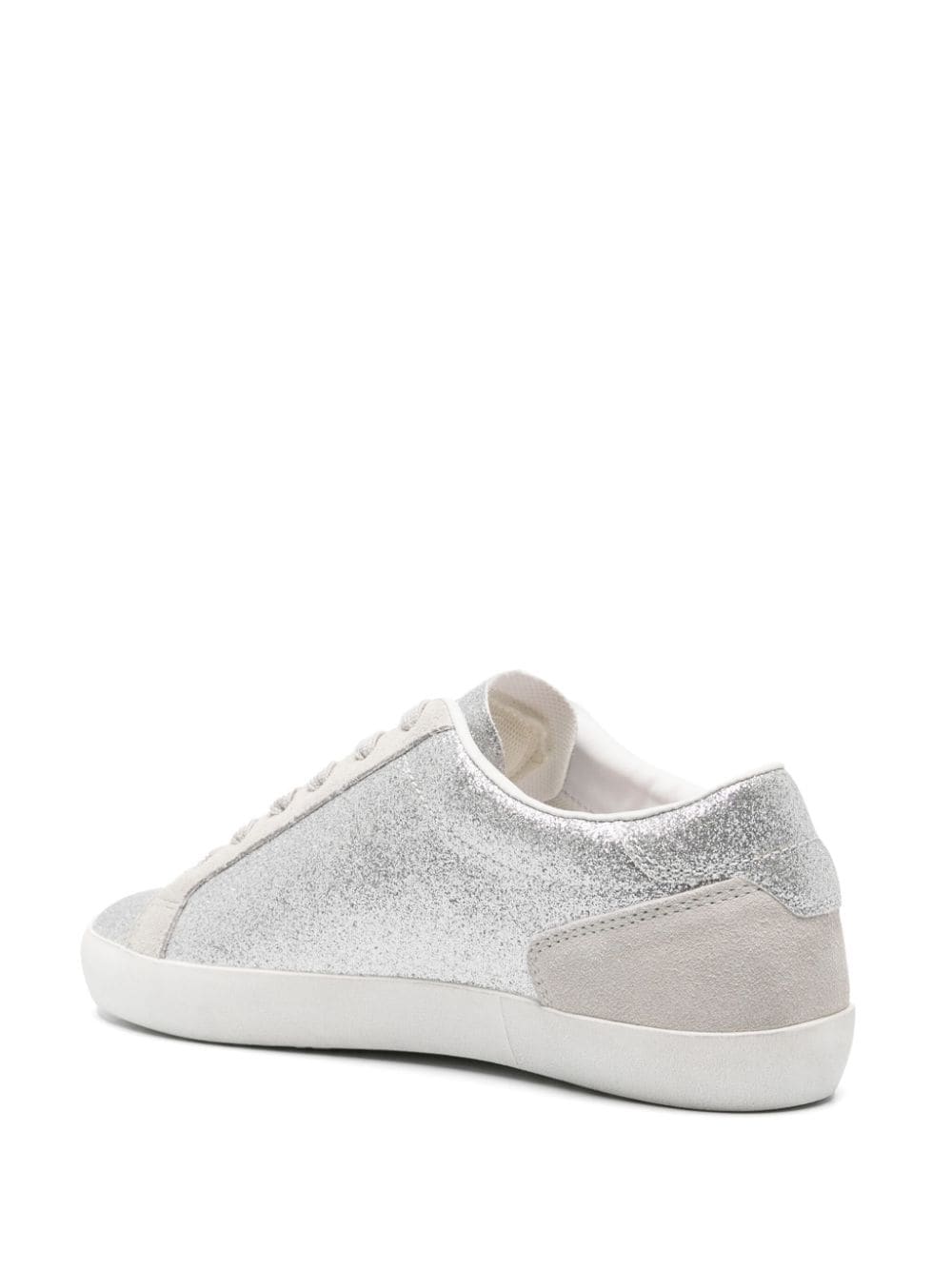 Love Moschino logo-print glitter sneakers - Image 3